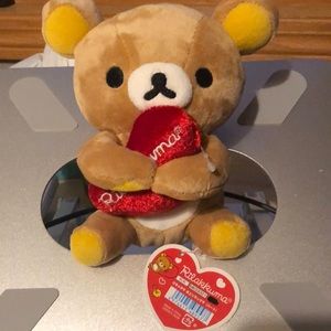Rilakuma heart plush